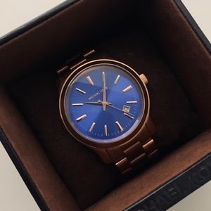 MICHAEL KORS Quartz Watch, Blue Face